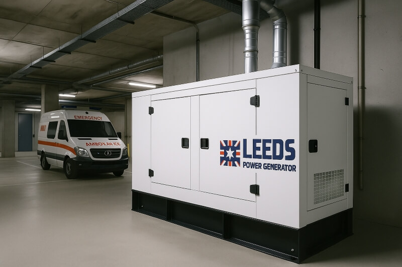 generator in the hospital basement